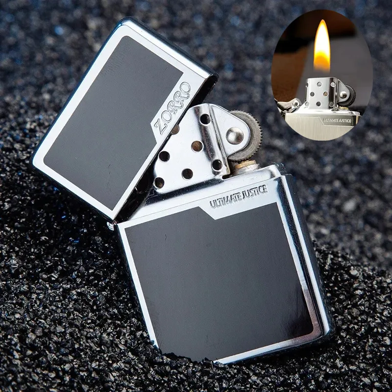 Fire Starting Kit - 골드 컬러 블록 순수 구리 라이터