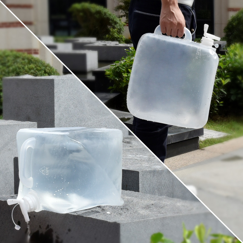 Water Bag Collapsible - 1Pc 5L 플라스틱 빈 접이식 물주머니