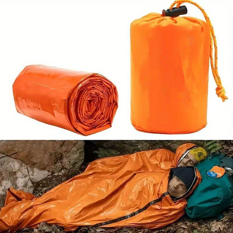 Emergency Mylar Tent - 긴급용 침낭 초방수 마일라 보온 담요