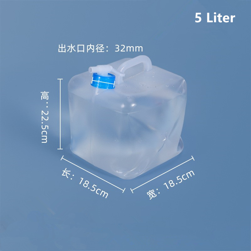 1Pc 5L 플라스틱 빈 접이식 물주머니 손잡이 탭 포 - Water Bag Collapsible 리뷰 및 가격