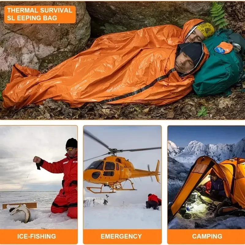 긴급용 침낭 초방수 마일라 보온 담요 경량 생존 침낭  - Emergency Mylar Tent 리뷰 및 가격