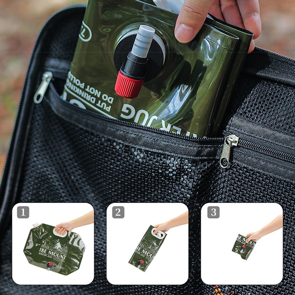 8L 대용량 야외 접이식 휴대용 물통, 스피곳 포함,  - Water Bag Collapsible 리뷰 및 가격