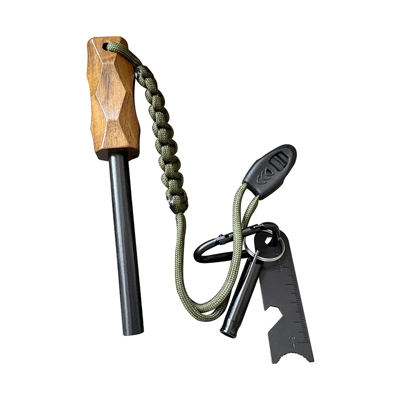 새로운 야외용 플린트 파이어 스타터, 나무 손잡이 점화 - Fire Starting Kit 리뷰 및 가격