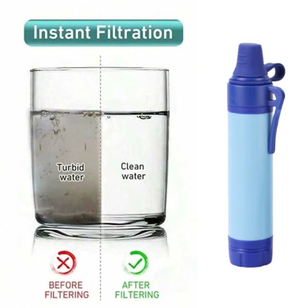 미니 미니 물 필터 빨대 정수기 직접 마시는 정수 물  - Water Purification Straw 리뷰 및 가격